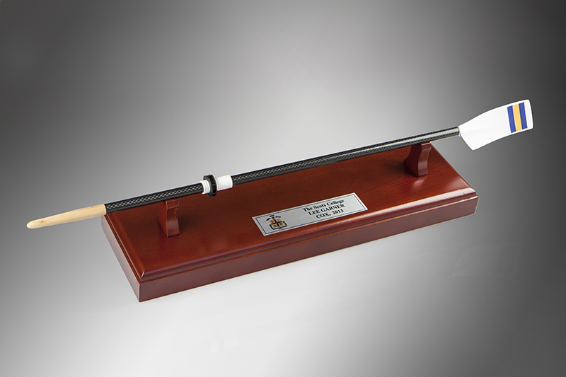 Replica Rowing Oar w/wooden Stand