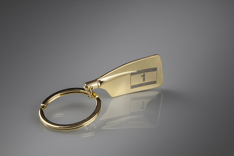 BOSTON ONE FUND GOLD Rowing Key Chain 